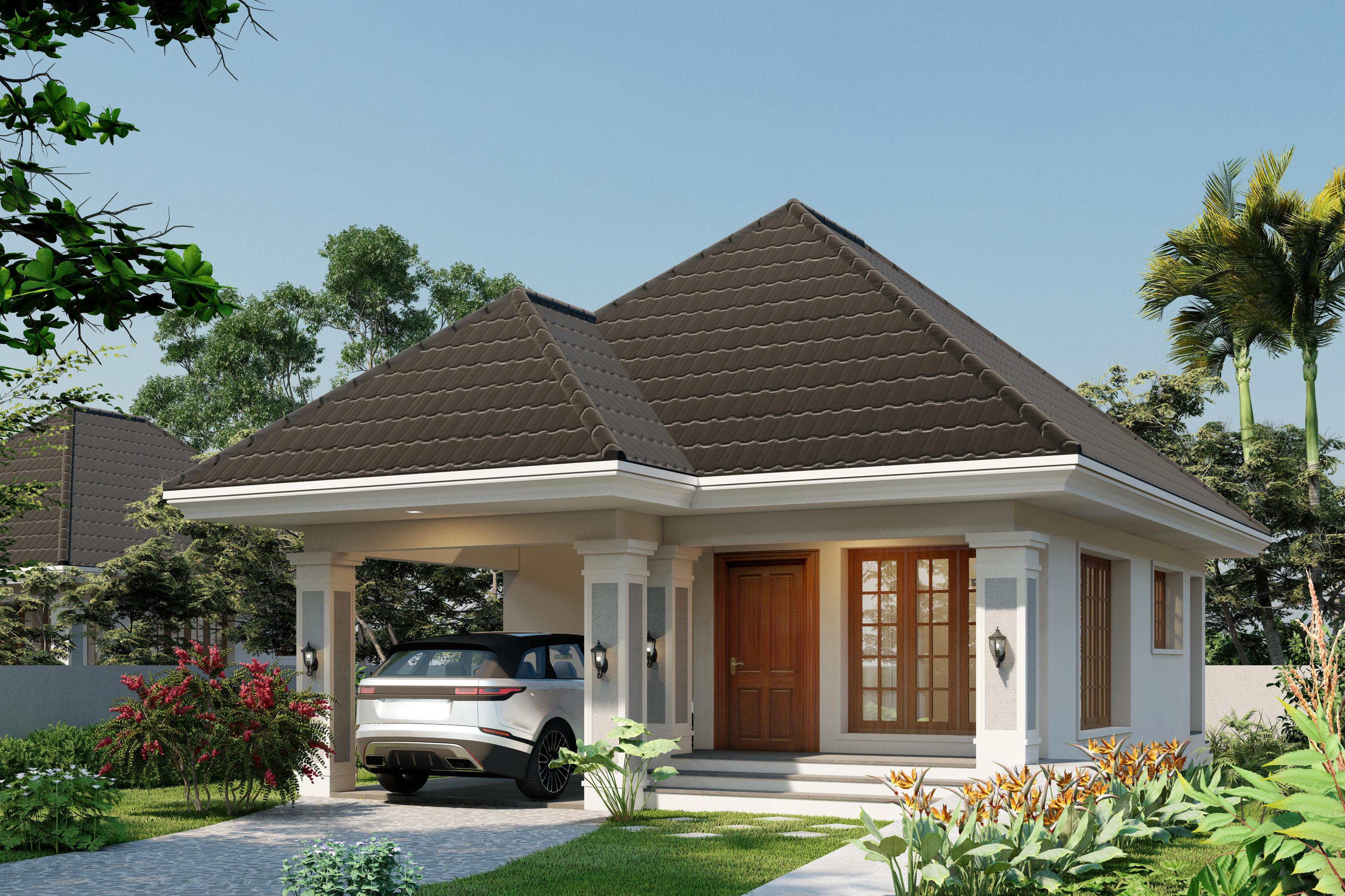 Type A Villa exterior view - Nirvana Living